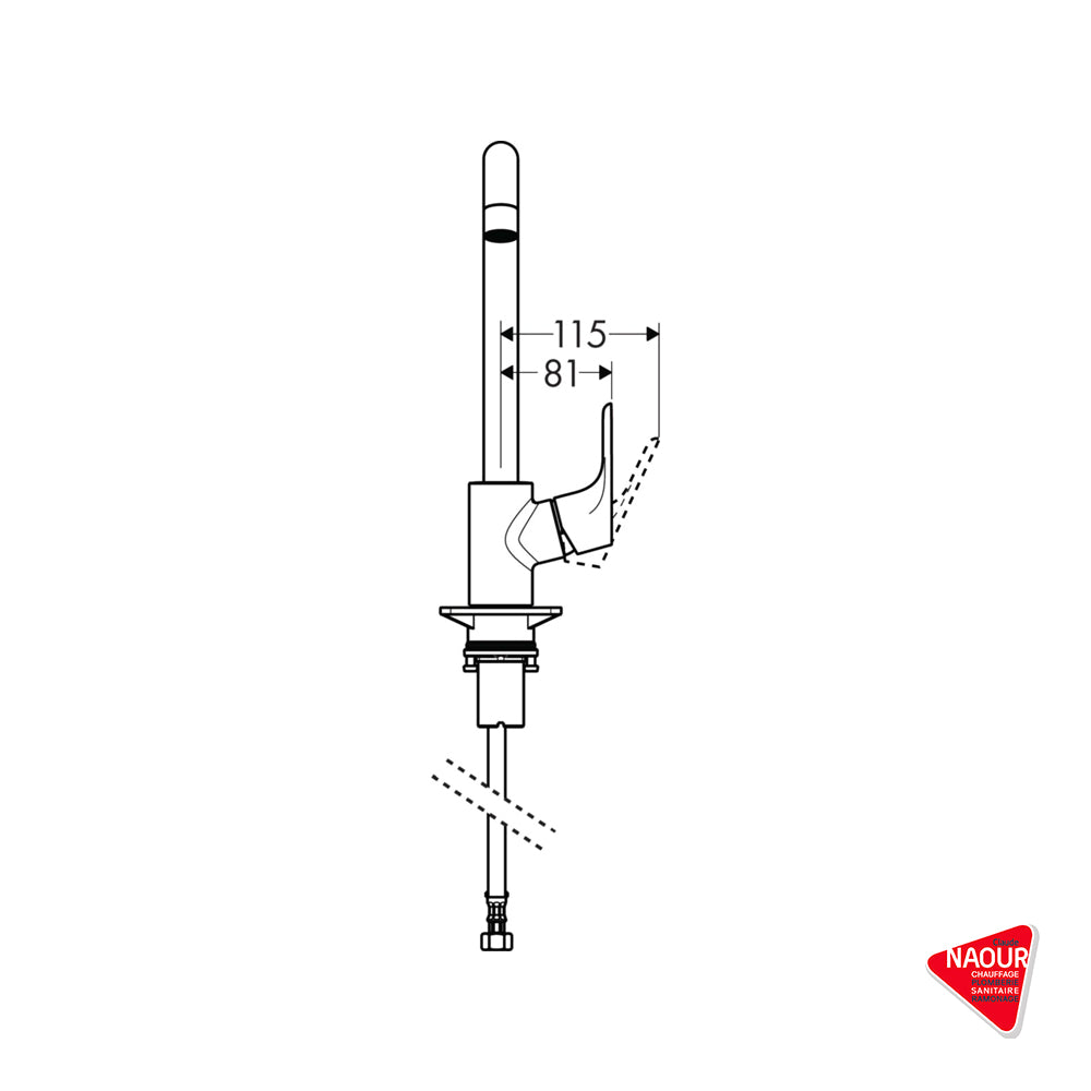 GROHE - Mitigeur d'évier Hans Focus- Pose incluse