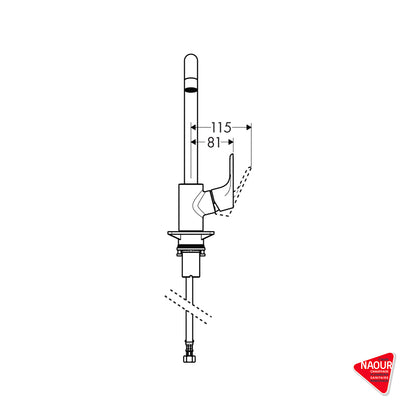 GROHE - Mitigeur d'évier Hans Focus- Pose incluse