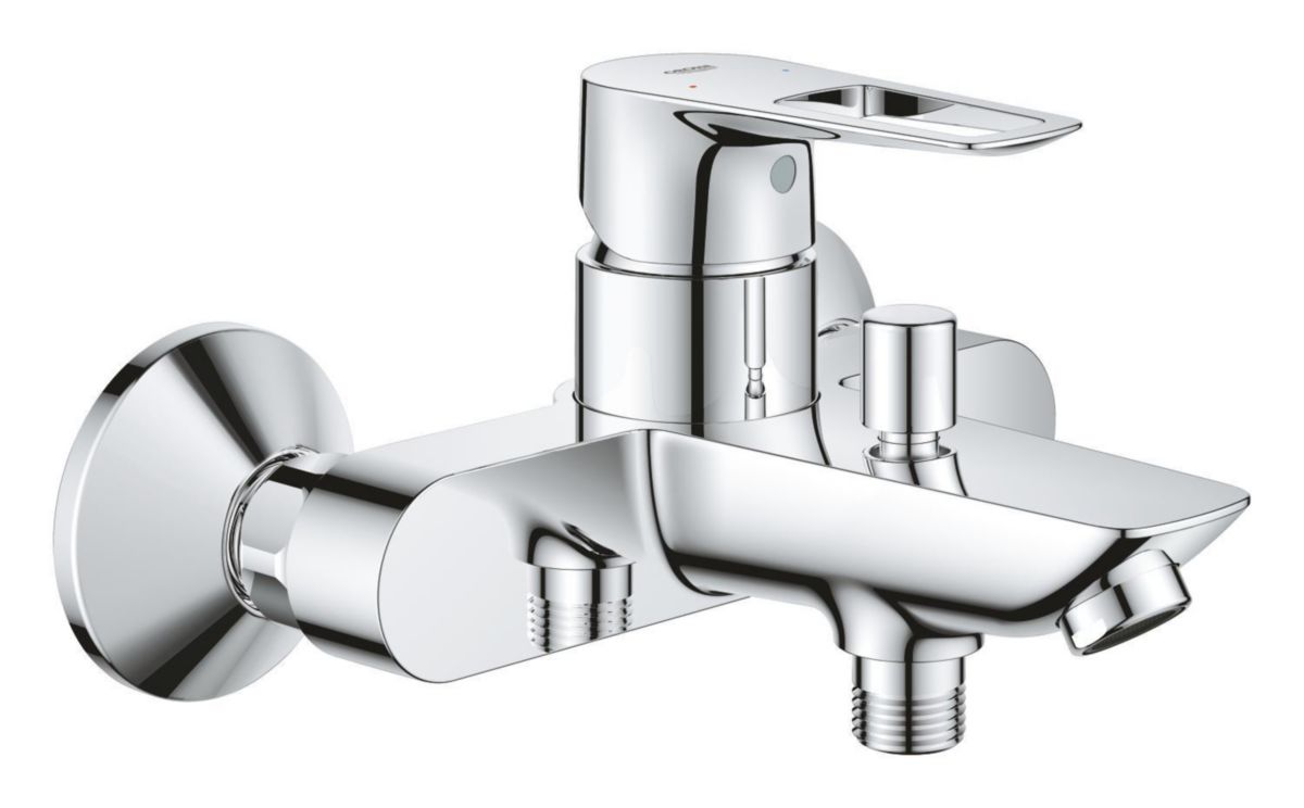 GROHE - Mitigeur monocommande bain / douche chromé - BauLoop - Pose incluse