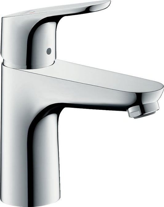 HANSGROHE - Mitigeur lavabo FOCUS 100 EcoSmart et CoolStart avec tirette et vidage Chromé - Pose incluse